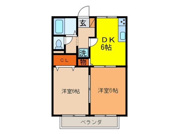 ピアハイツの物件間取画像